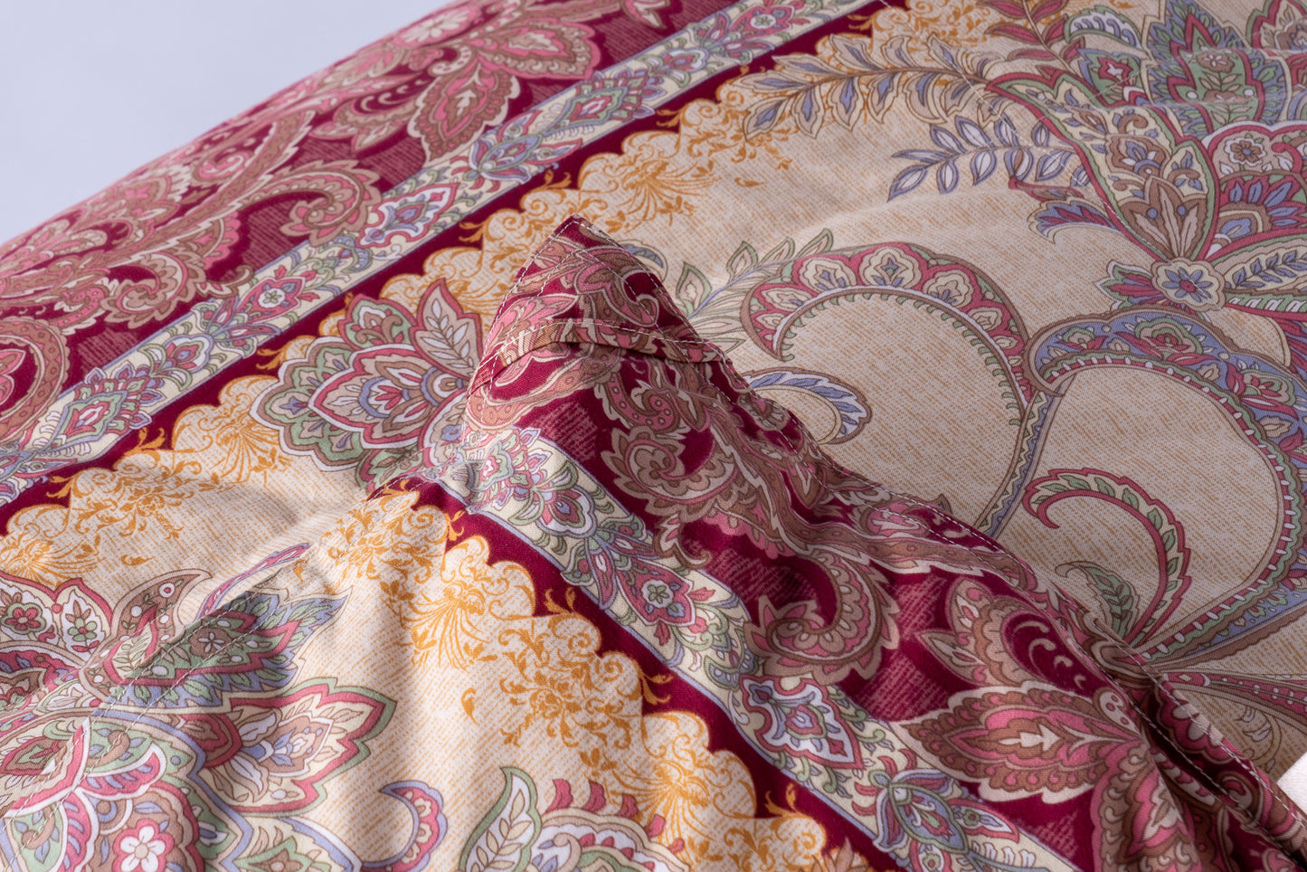 柄まかせ【Reサイクル羽毛掛布団】(コットン100%の40ツイル生地使用・立体キルト仕様)