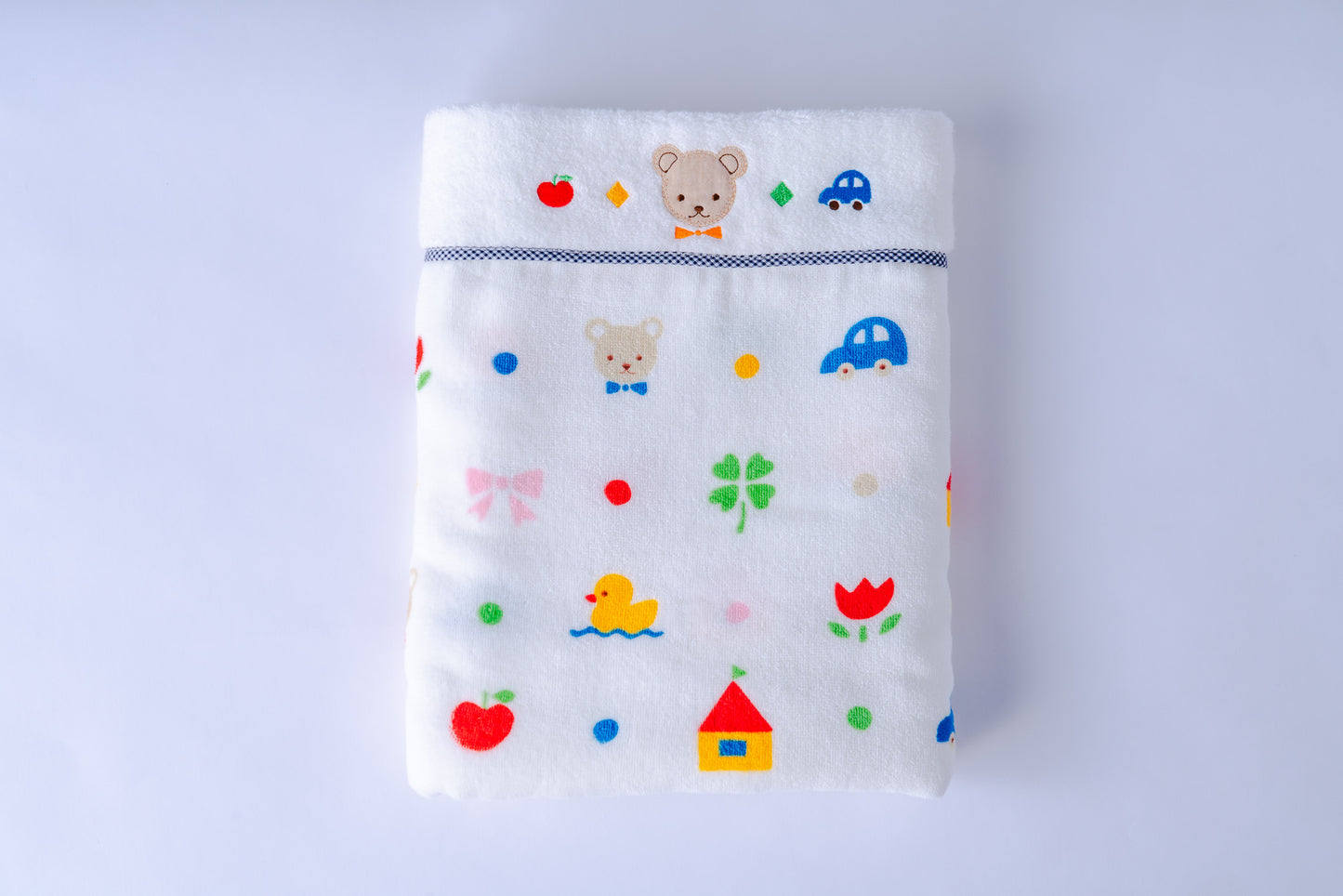 コットン100%ベビータオルケット(プチベア)