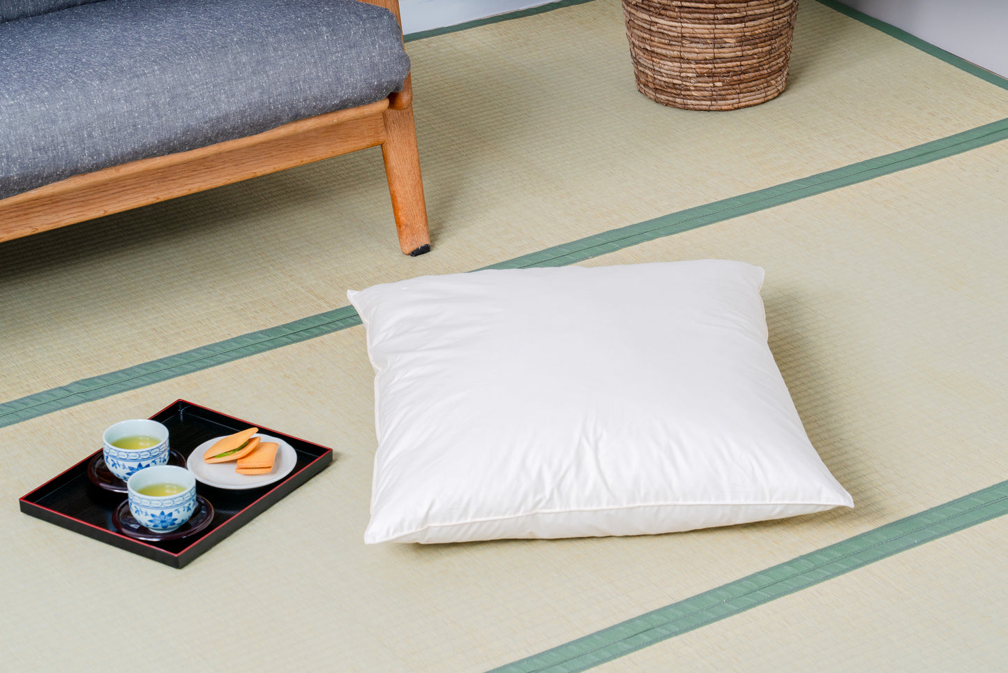 ヌードフェザー座布団(銘仙判)